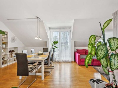 Sehr gepflegte 2-Zimmer-Dachgeschosswohnung in zentrumsnaher Lage von Erding