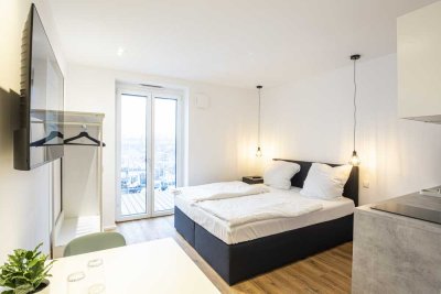 Luxuriöses 1-Zimmer Apartment im 3. OG mit Balkon in Ettlingen