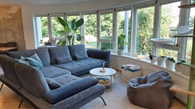 Exclusive 126 m² Gartenwohnung in Seenähe - Wohnen mit Blick ins Grüne