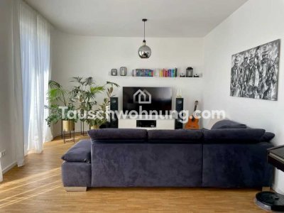 Tauschwohnung: Modernes Penthouse (40qm Dachterasse, hohe Decken, 5. Etage)