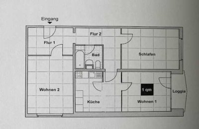 WG's aufgepasst! Geeignete 3-Zimmer Wohnung mit kostenfreier Küche zur Übernahme!
