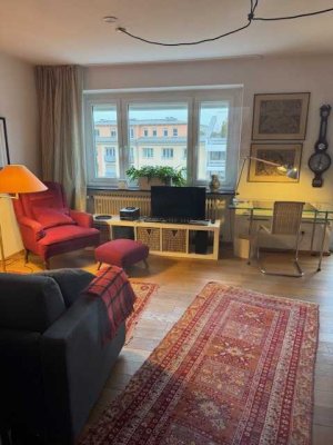 Möbliertes 1-Zimmer App. mit Balkon im 5. OG in München Schwabing-West