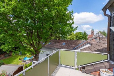 2-Zimmer-Balkonwohnung mit schönem Ausblick bis zur Walder Kirche