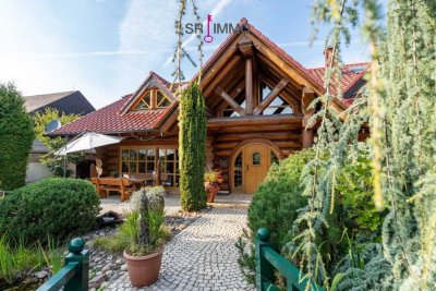 Exklusives Naturstammhaus - Luxus, Natur & Privatsphäre