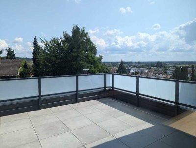 Sofort beziehbar, einmaliger Ausblick! 3-Zimmer Penthouse mit zwei großen Dachterrassen!