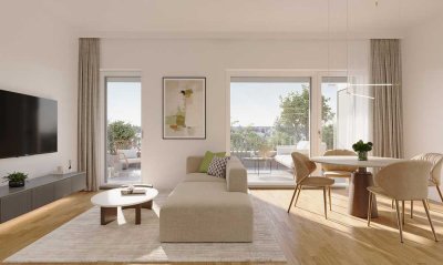 Traumhafte 4-Zimmer-Neubau-Wohnung mit Terrasse, Loggia & Raum für die ganze Familie