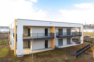 Wunderschöne 4-Zimmer Neubauwohnung mit großzügiger Terrasse, Eigengarten, Tiefgarage, Deckenkühlung, Fußbodenheizung, Photovoltaik, nachhaltig, exklusiv