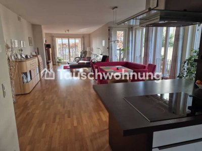 Tauschwohnung: 4 Zimmer plus Hobbykeller mit Fußbodenheizung und Garten