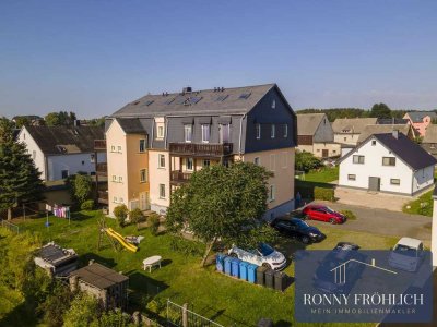 WOW! 3 Raum Maisonette Wohnung mit Balkon und tollem Bad in Neuwürschnitz bei Stollberg zu vermieten