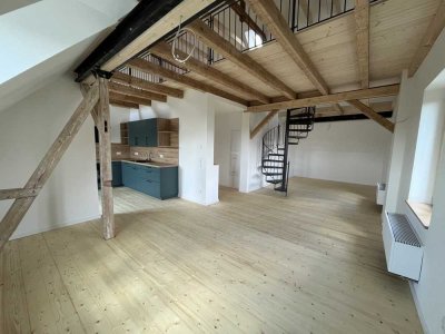 Erstbezug nach Kernsanierung! 110 m² Maisonette/Balkon/EBK/Garten