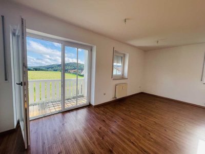 Schöne Wohnung mit drei Zimmern sowie zwei Balkone mit Fernblick und EBK in Freyung