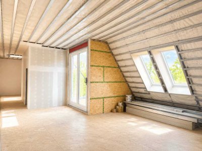 Dachgeschoss-Traum: Erstbezug für Singles, Paare & Homeoffice