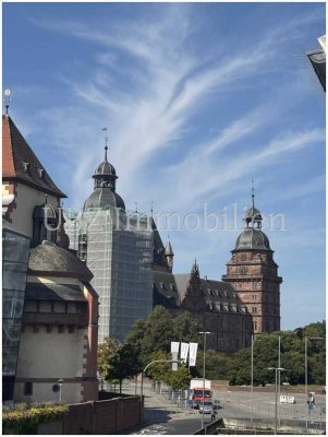 Mitten in Aschaffenburg mit Schlossblick