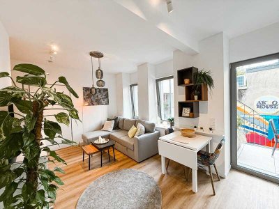 B2- Stilvoll wohnen im Herzen von Aachen – WG geeignetes Neubau-Apartment mit (Teil-)Möblierung