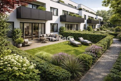 Helle 2-Zimmer Gartenwohnung mit großzügiger Grünfläche – Ruheoase im Grünen