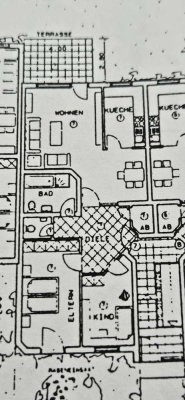 Schöne und gepflegte 3-Raum-EG-Wohnung mit gehobener Innenausstattung mit Balkon in Niederkassel