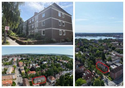 Lage trifft Potential - schöne Eigentumswohnung mit Garage in Kiel-Brunswik