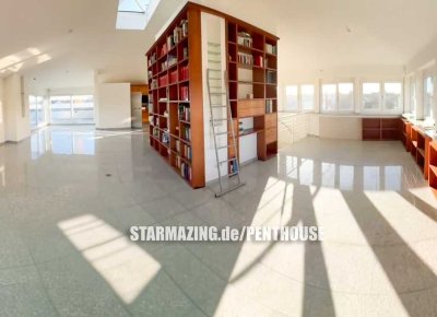 Architekten-Penthouse im Zentrum über 2 Etagen mit Privatlift & 2 TG-Stellplätzen in Mönchengladbach