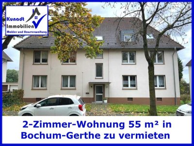 2-Zimmer-Wohnung 55 m² in Bochum-Gerthe zu vermieten