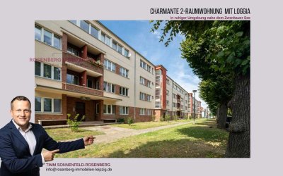 Attraktive 2-Raumwohnung mit Loggia im Herzen von Zwenkau