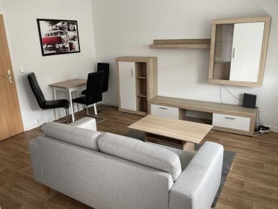 Gemacht für Azubis, Studenten und Berufspendler. Komplett neu möbliert, TV und WLAN inklusive!