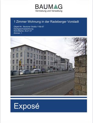 1-Zimmer Wohnung in Dresden Radeberger Vorstadt