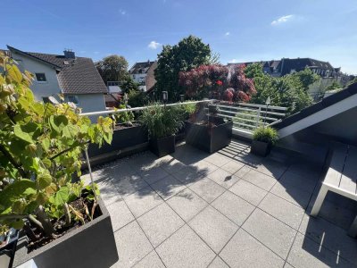 Traumhafte 3-4 Zi-Maisonette-ETW mit südausgerichteter Terrasse, 2 Bäder & TG in Hilden-City!