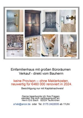 Elegantes Anwesen Südl. Stadtgrenze München-Land  -  1 Million unter Gutachten