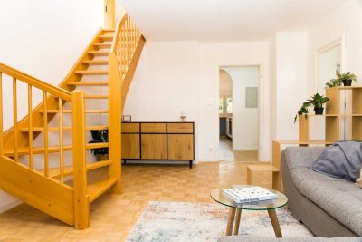 Stilvolle Maisonette-Wohnung am Waldrand - voll möbliert & sofort bezugsfrei