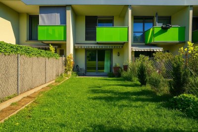 GARTENHIT - Neubau - BJ 2007 - 3 Zimmer - ca. 82m² gew. NFL - Einbauküche - Loggia - Balkon - Garten - Garage (optional)