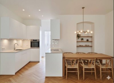 Tolle 3 Zimmer Altbau im Erstbezug - 1. OG - 2 Balkone, direkt an der Ubahn