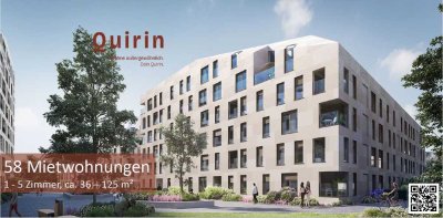 Quirin‘s Raumwunder für Singles und Paare (barrierefrei) * Neubau * 2-Zi. * Terrasse * 66 m²