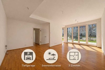 *** Hausgefühl inklusive! 3-Zimmer Neubau mit eigenem Eingang, Terrasse & TG ***