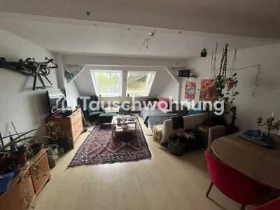 Tauschwohnung: Helle 4-Zimmer DG-Wohnung in Leipzig Ost