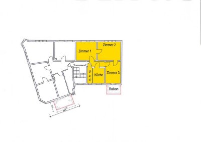3-Zimmer-Wohnung / 12.2024 neue Fenster und Fassade