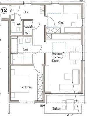 Barrierefreie 3 Zimmerwohnung *NEUBAU*
