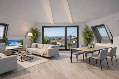 Exklusive Eigentumswohnungen- 3 Zimmer Dachgeschosswohnung mit Terrasse