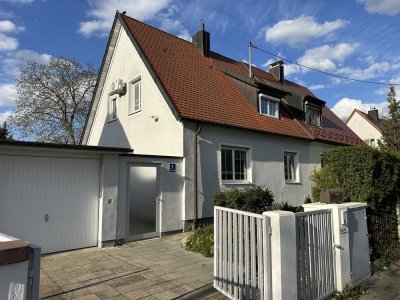 Renovierte Doppelhaushälfte mit Garten und Garage in München Laim