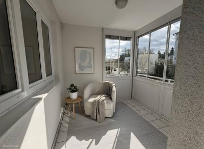 Neuer Preis! Sonnige Aussichten in bester Lage- Stilvolle 3-Zimmer-Wohnung mit Loggia