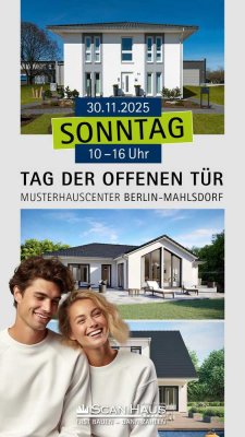 Sonntag der 30. November, Tag der offenen Tür in Mahlsdorf von 10.00 - 16.00 Uhr