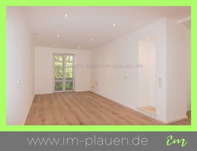 Moderne 3-Zimmer-Wohnung mit Kamin, Balkon & Fußbodenheizung in Plauen-Jößnitz - EBK möglich