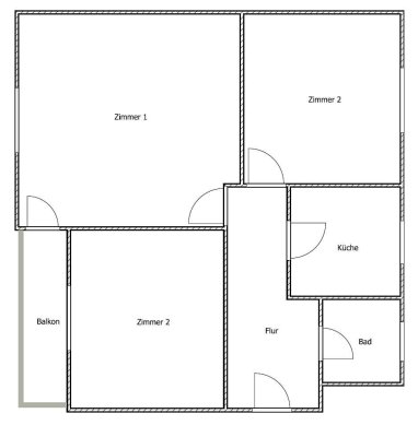 Preisgünstige 3-Zimmer-Wohnung