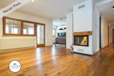 Charmante Gartenwohnung mit Terrasse und Kamin zu verkaufen