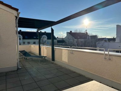 Traumhafte 3-Zimmer Penthouse Wohnung in Pasing, modern möbliert