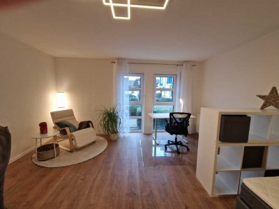 Möblierte, frisch renovierte 1,5-Zimmer-Wohnung in Bochum-Linden mit abgeschlossenem Parkplatz