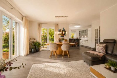 Wohnen wie im eigenen Haus - Hochwertige 4-Zimmer Gartenwohnung mit Südwest Terrasse