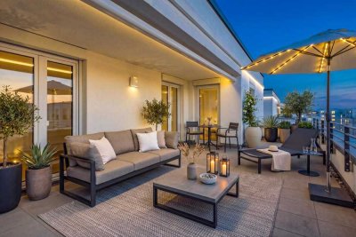 Lichtdurchflutete Penthouse-Wohnung mit Dachterrasse und direktem Liftzugang