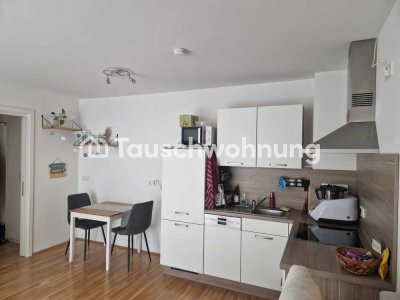 Tauschwohnung: 2-Zi.-Neubauwohnung mit Balkon und Tiefgaragenstellplatz