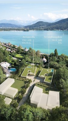 Projekt Lake Residence 9201: High-End Atrium-Villa in erhöhter Lage - fantastischer See- &amp; Bergblick