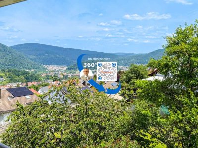 Wohnen über den Dächern von Eberbach mit Weitblick!
